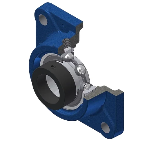 SNR Lagerenhet Cylindrisk, Grått gjutjärn, ID 50 mm ID, L 143 mm, B 143mm, D 44 mm Expressleverans