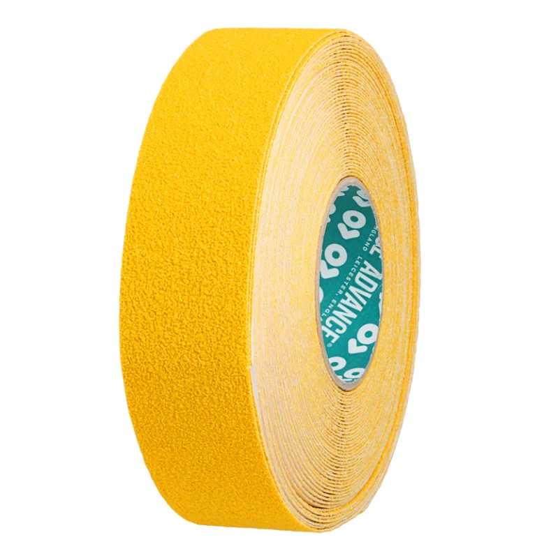 Bästa pris Advance Tapes Gul Polyvinylklorid Tejp för faror 1 mm, Längd 18 m, Bredd 50mm