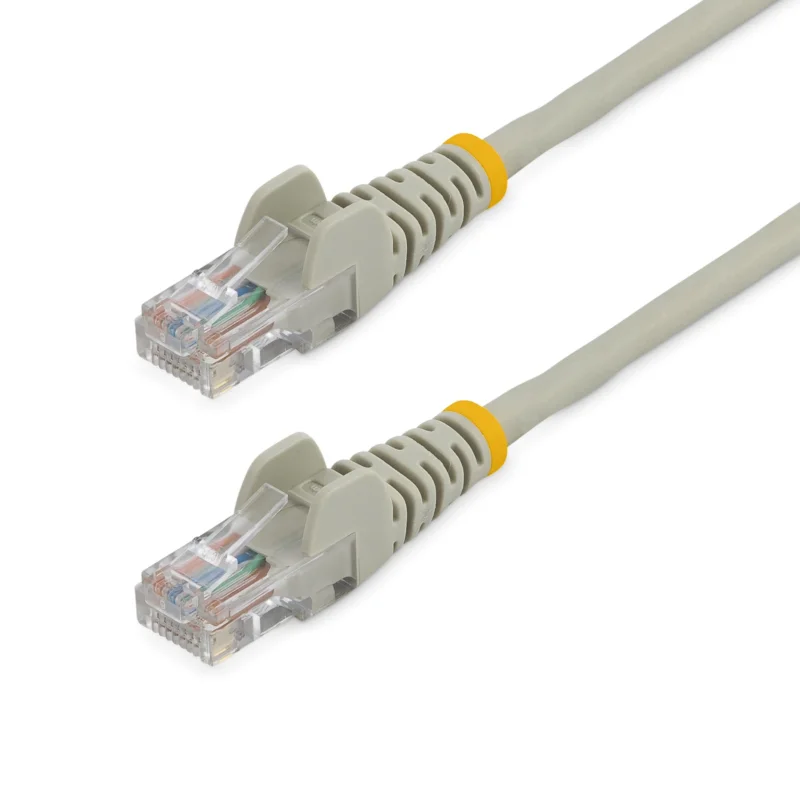 Begränsat antal StarTech.com Oskärmad Cat5e Ethernet-kabel, Grå Oskärmad Polyvinylklorid kåpa, 3 m