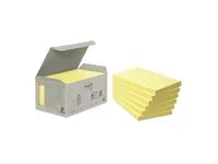 Outlet Notes POST-IT 100%recyc 127x76mmgul 6/FP