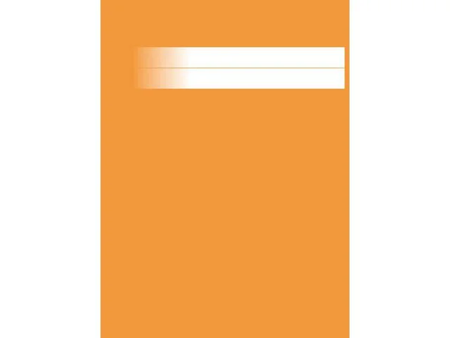 Populär Skrivhäfte A5 olinjerat orange