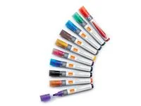 Rabatter Whiteboardpenna NOBO Liq rund mix 10/FP