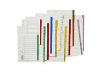 I lager Register plastflik 1-20 brun 10/FP