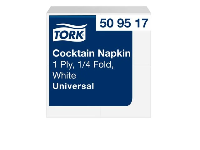 Rea Servett TORK Cocktail Vit 1-lag 500/FP
