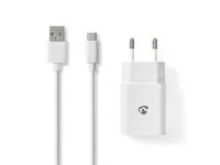 Laddare Vägg NEDIS 2.4 A USB-C 1m V Fynd