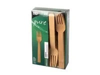 Snabb leverans Bestick Gaffel PURE Bambu 16,5cm 50/FP