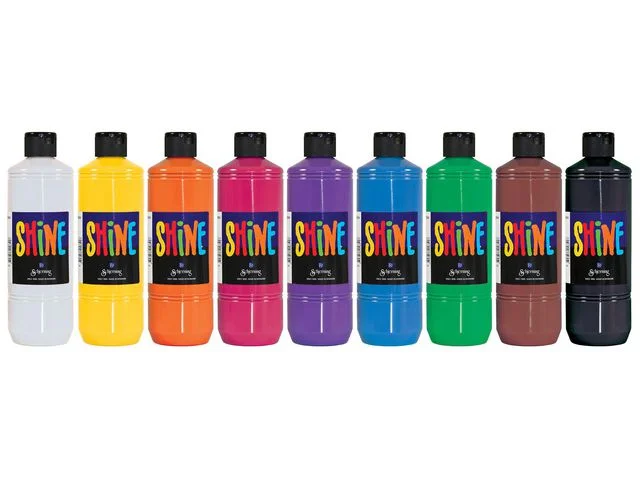 I lager Glansfärg Shine 9x500ml