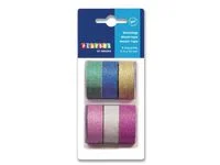 Washitape glitter 3mx15mm 6/fp Fynd