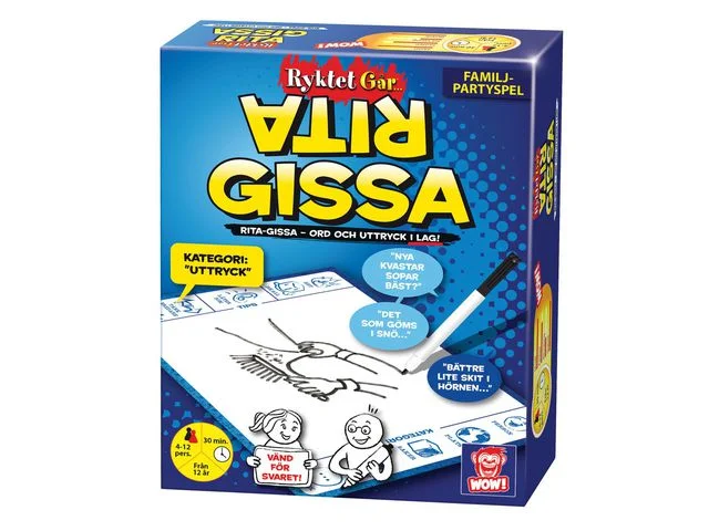 Spel Ryktet Går Rita Gissa Fynd