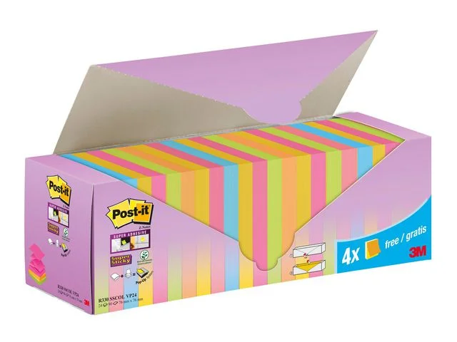 Erbjudandepris Notes POST-IT Z SS 76x76 6 frg 24/FP