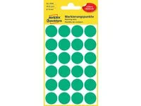Färgkodningsprick AVERY Ø18mm grön 96/FP Sänkt pris