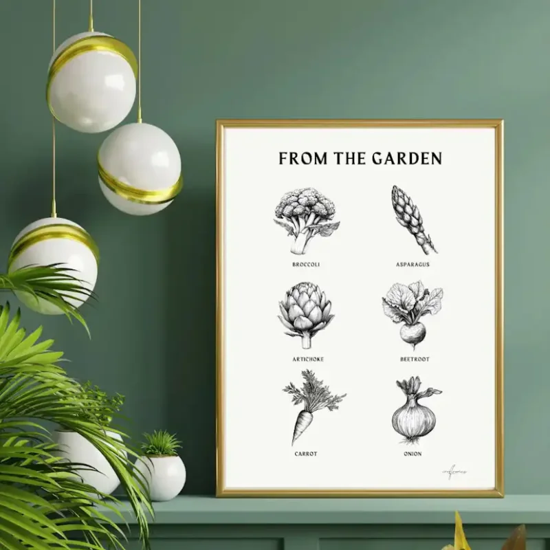 Handla nu Poster Corkframes Poster From the Garden