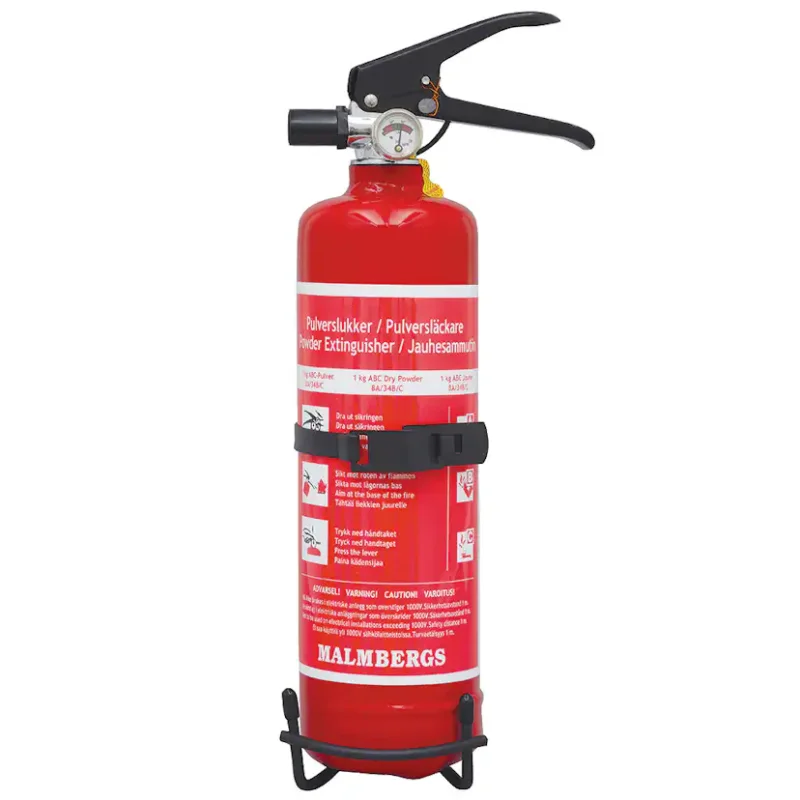Brandsläckare Malmbergs ABC Pulver 1 Kg Snabb leverans