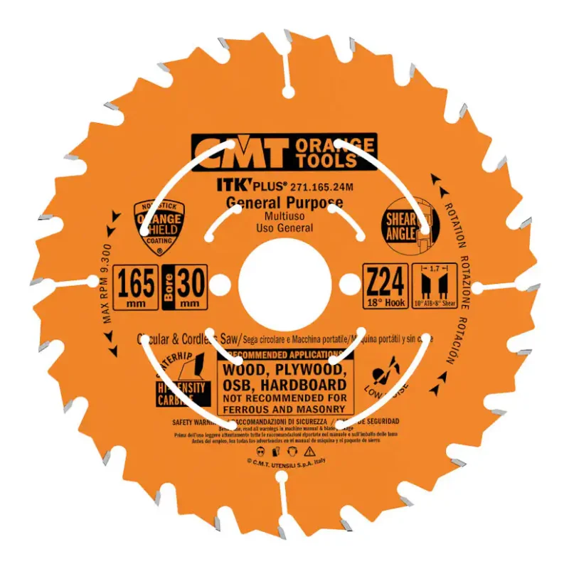 Sågklinga CMT Orange Tools ITK-Plus klyv/kap165x1,7x30 mm Snabb frakt