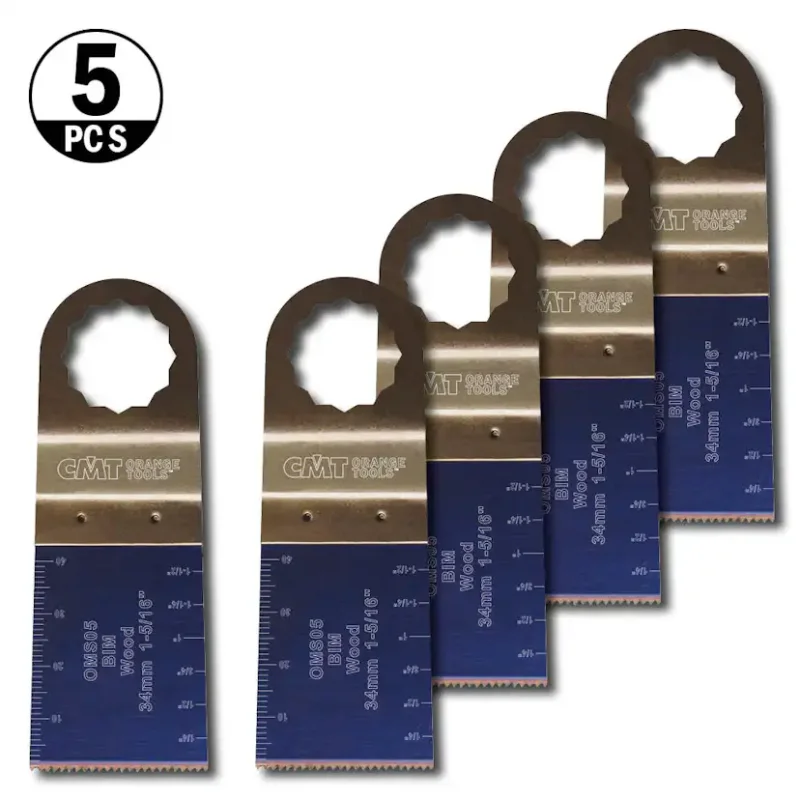 Supercut CMT Orange Tools BIM Trä/plast 34x40 mm5 st Fynd