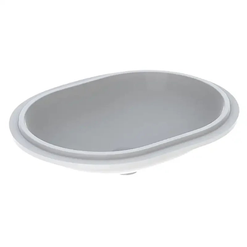 Populär Tvättställ Geberit Variform 550 mm för underlimning ElliptisktUtan Bräddavlopp