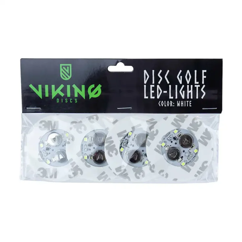 Beställ idag LED-belysning Viking Discs till Frisbeegolf 4 stVit