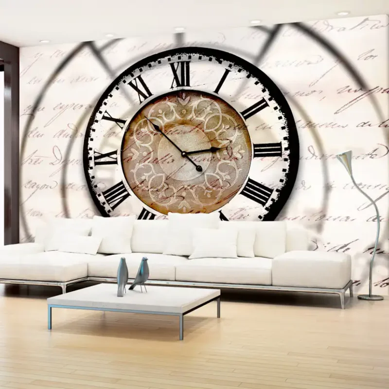 Snabb leverans Fototapet Arkiio Clock MovementStorlek: 400x280 cm