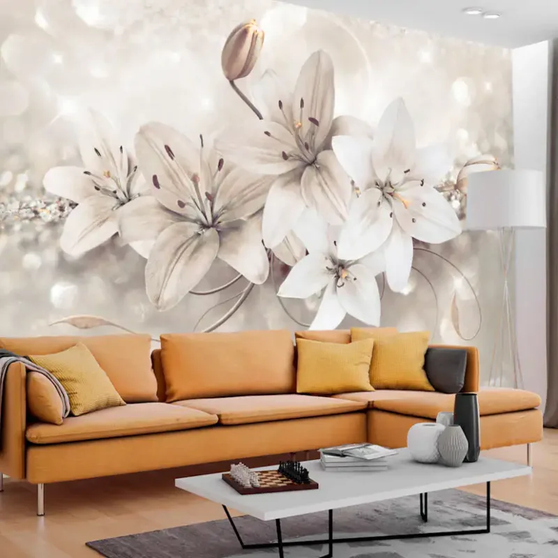 Fototapet Arkiio Diamond LiliesStorlek: 300x210 cm Billigare