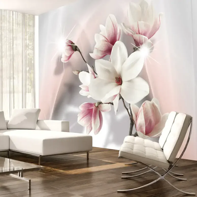 Fototapet Arkiio White Magnolias I lager