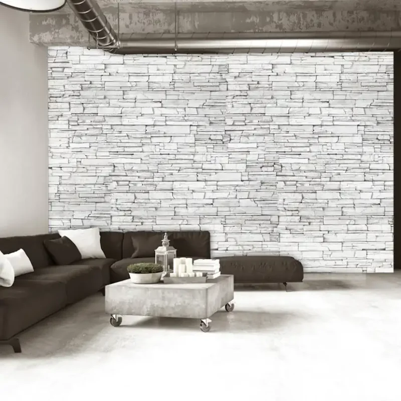 Fototapet Arkiio White Brick SNEW011462Storlek: 300x210 cm Billig