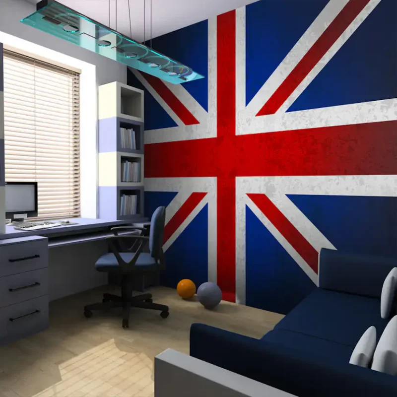 Handla nu Fototapet Arkiio Union Jack