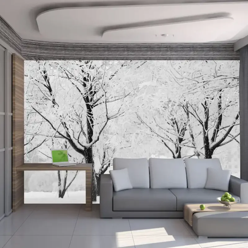 Expressleverans Fototapet Arkiio Träd Vinter LandskapStorlek: 200x154 cm