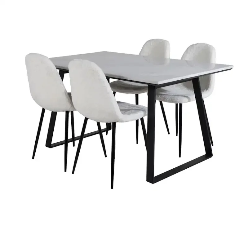 Matgrupp Venture Home Estelle 140 med 4 Pooya Stolar Erbjudande