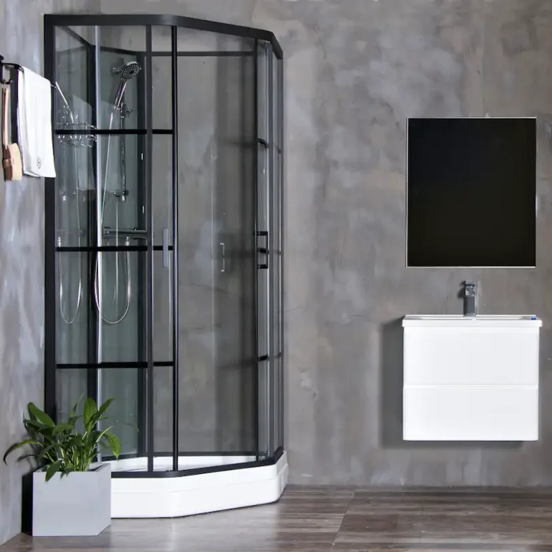 Duschkabin Bathlife Betrakta 90x90 Elegant A/W Klarglas risnedsättning
