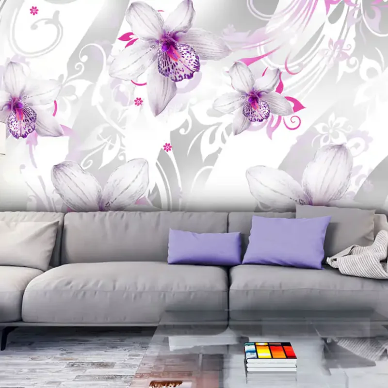 Erbjudandepris Fototapet Arkiio Sounds Of Subtlety SilverStorlek: 400x280 cm