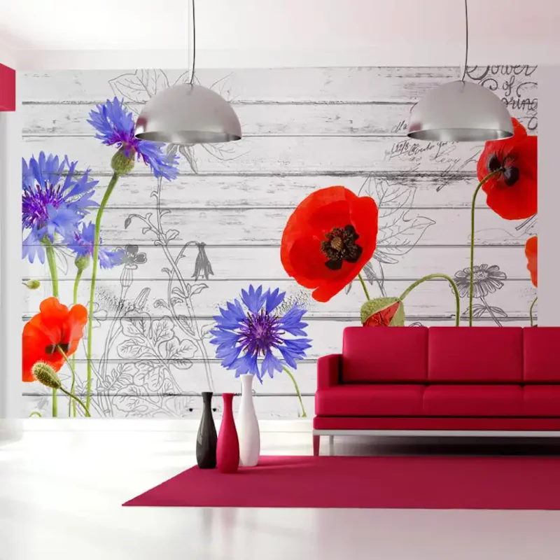 Rabatt Fototapet Arkiio Wildflowers