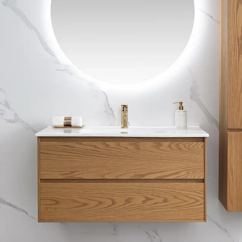 Kampanj Tvättställsskåp Bathlife Lättsam NaturBredd: 1000 mm