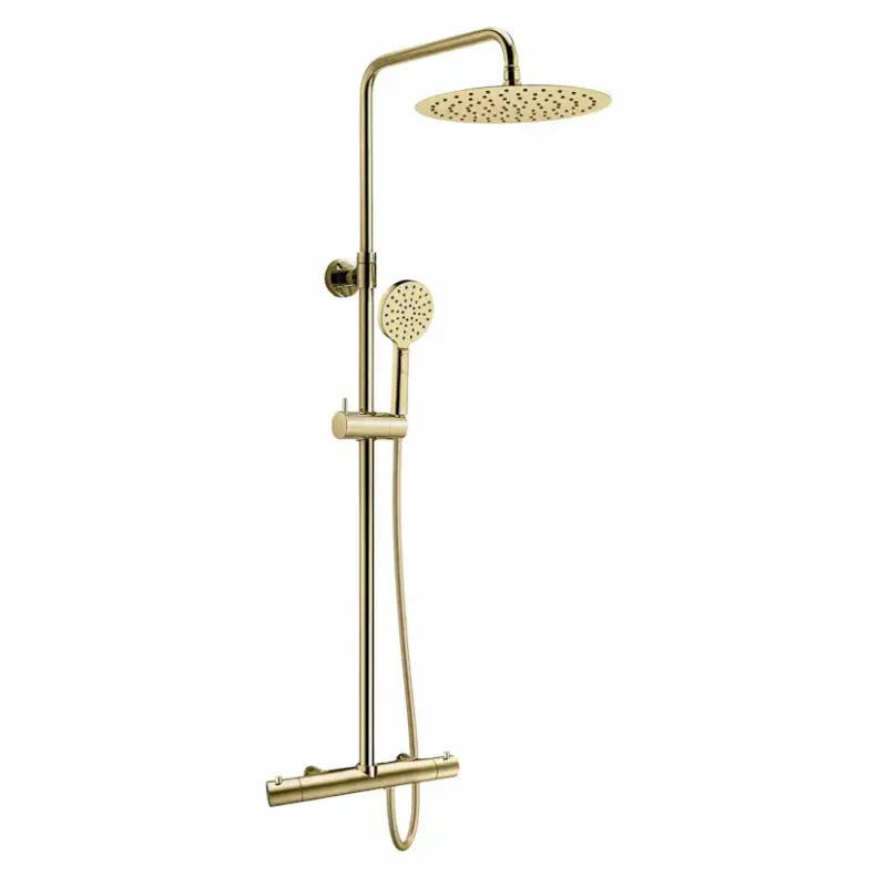 Snabb frakt Takduschset Noro StudioMässing, cc-mått: 160 mm, Duschhuvud: Ø250 mm