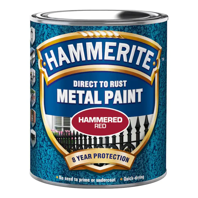 Begränsat antal Rostskyddsfärg Hammerite Hammarlack Röd 750ml