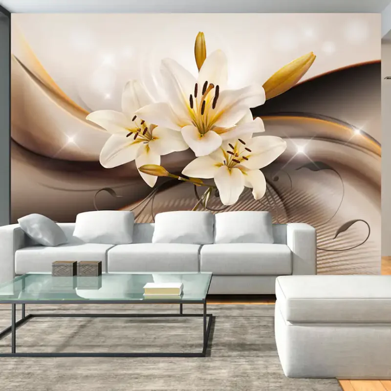 Rea Fototapet Arkiio Golden LilyStorlek: 400x280 cm
