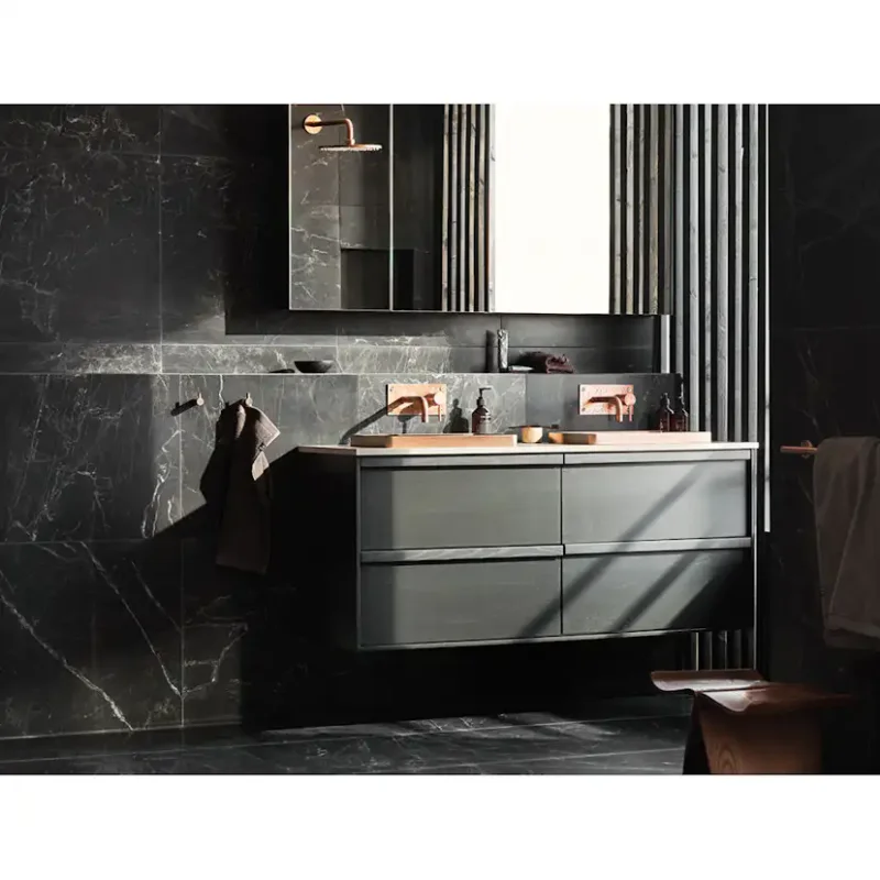 Begränsat antal Klinker Bricmate M66 Noir St. Laurent Honed 60x60 cm