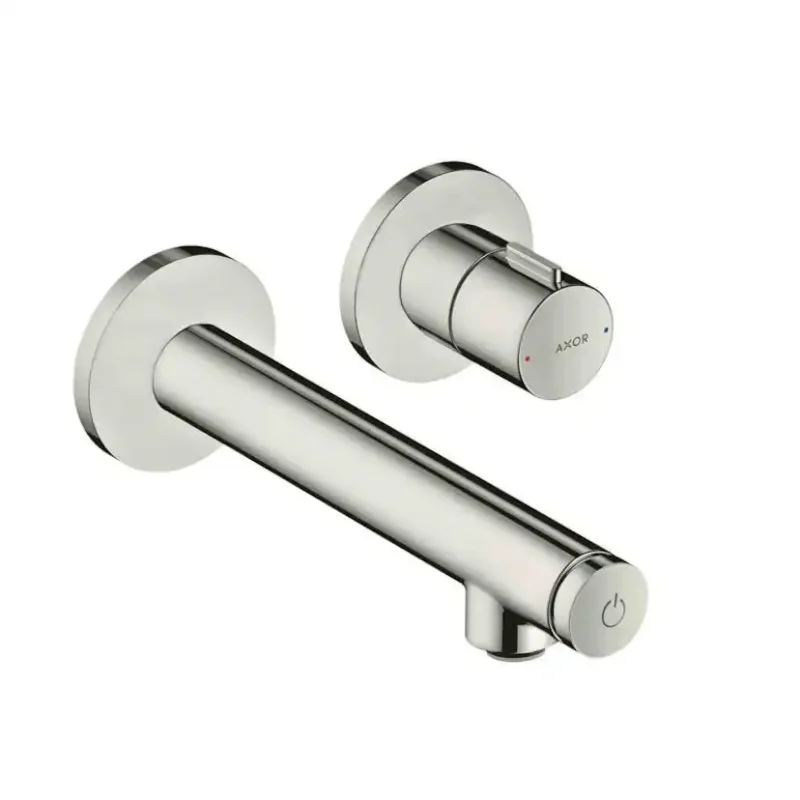 Begränsat erbjudande Tvättställsblandare Axor Uno Select för InbyggnadBorstad Nickel, 160 mm