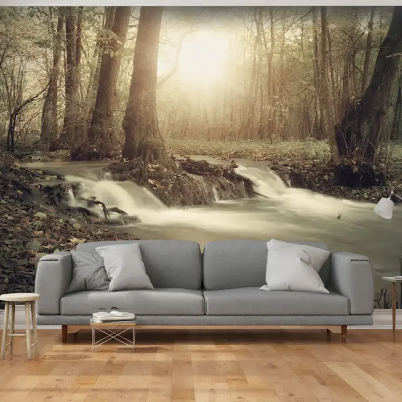 Populärt val Fototapet Arkiio Forest CascadeStorlek: 100x70 cm