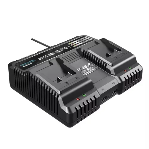 Erbjudande Dubbelladdare 2x4,5A 18V
