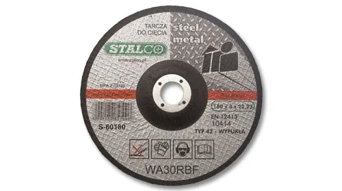 Konvex metallsköld 180x3 mm S-60180 Lågt pris
