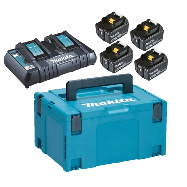 Batterikit 18V 4st 5ah inkl dubbelladdare Begränsad tid