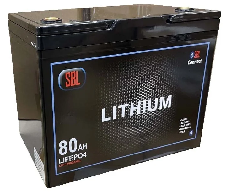 Batteri Lithium 12V 80AH Blåtand Sänkt pris